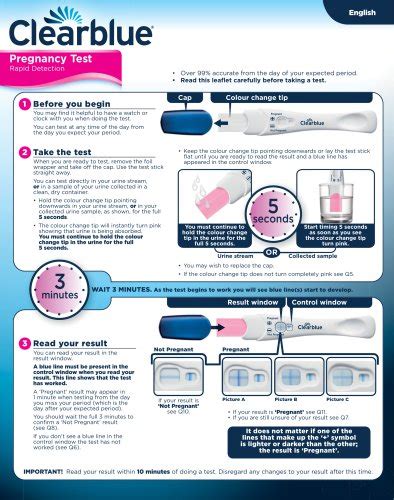 clearblue ovulation test instructions pdf